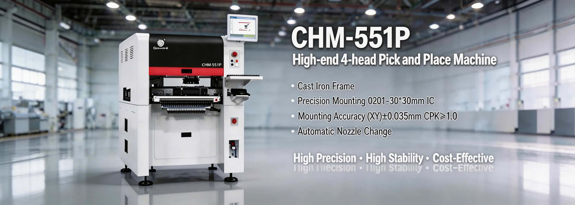 গুণমান এসএমটি পিক এবং প্লেস মেশিন কারখানা