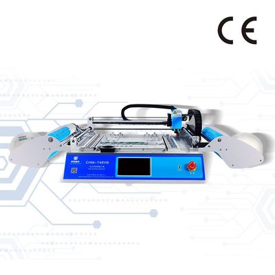 CHMT48VB বেঞ্চটপ এসএমটি পিক অ্যান্ড প্লেস মেশিন 58 ফিডার 2 ভিশন ক্যামেরা