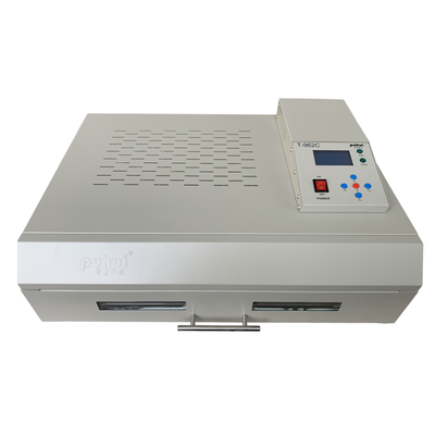 বড় সোল্ডারিং এলাকা T962C SMT রিফ্লো ওভেন ইনফ্রারেড আইসি হিটার 2500w, LED রিফ্লো সোল্ডারিং মেশিন