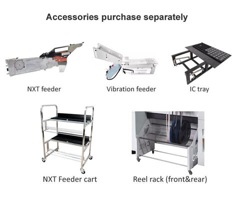 সেরা বিক্রেতা ৬ হেড TC06 পিক অ্যান্ড প্লেস মেশিন কাস্ট-আয়রন ফ্রেম SMT চিপ মাউন্টার