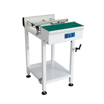 এসএমটি কনভেয়র পিসিবি হ্যান্ডলিং কনভেয়র 0.5/0.6/0.7/1.0/1.2m দৈর্ঘ্য সামঞ্জস্যযোগ্য গতি 0-8000mm/min এবং রেল প্রস্থ পরিসীমা 50mm-350mm