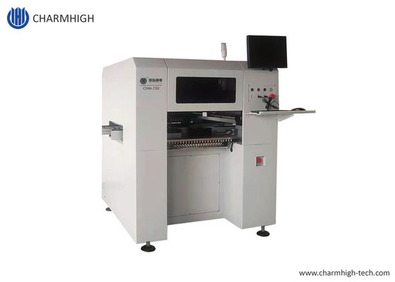 6 হেড এসএমটি পিক অ্যান্ড প্লেস মেশিন CHM-750 অটো নজল চেঞ্জ 0201 পারফেক্ট